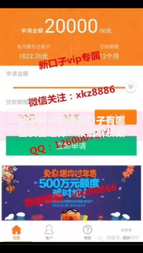 秒下两千的借款口子有哪些安全选择？权威解析助您避坑