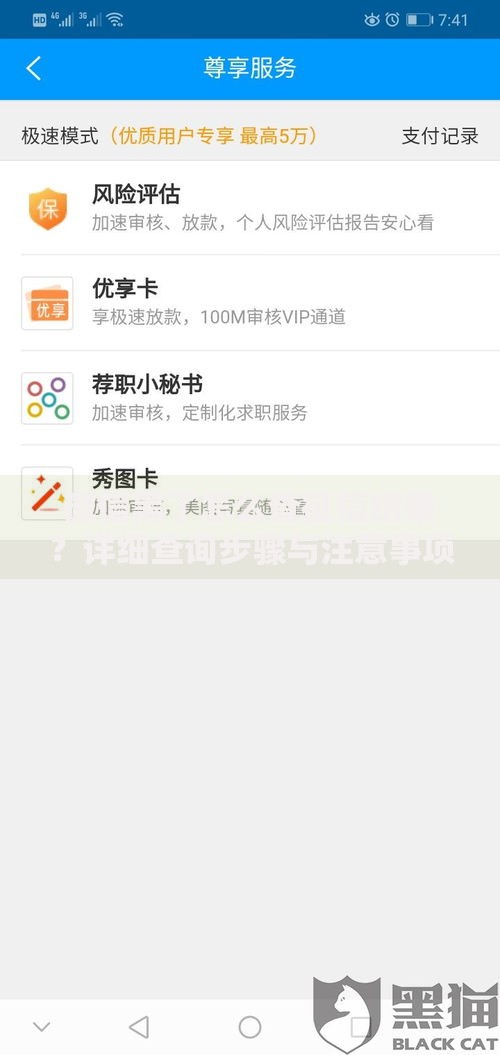 微信黑了怎么查征信结果？详细查询步骤与注意事项解析