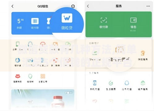 微信贷款有几种方法,简单汇总5个借钱的正规平台