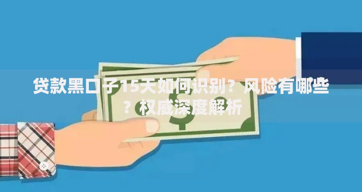贷款黑口子15天如何识别？风险有哪些？权威深度解析