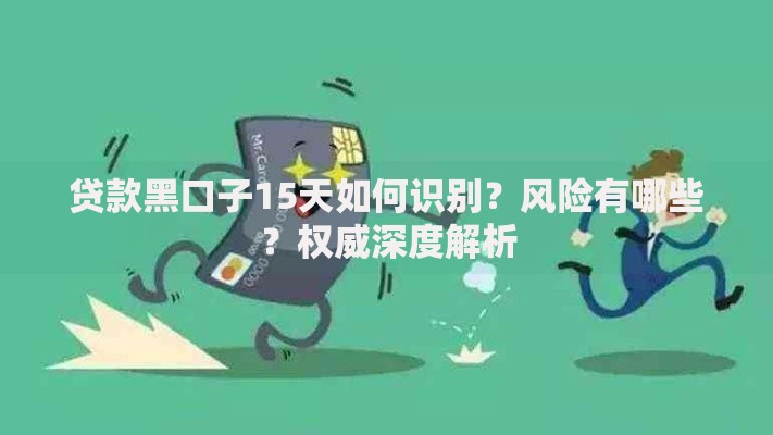 贷款黑口子15天如何识别？风险有哪些？权威深度解析