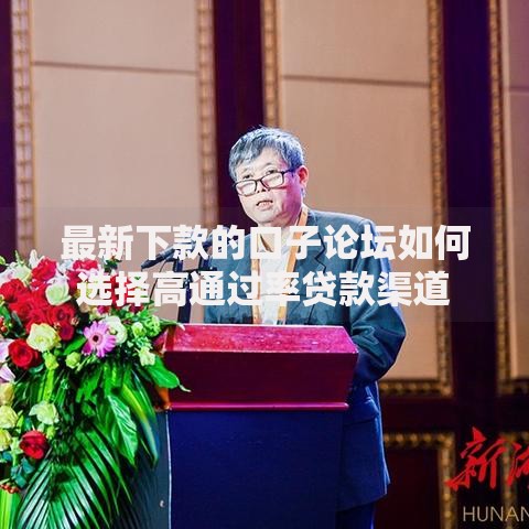 最新下款的口子论坛如何选择高通过率贷款渠道