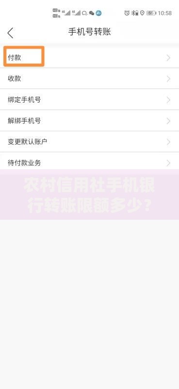 农村信用社手机银行转账限额多少？一文搞懂额度设置与调整技巧