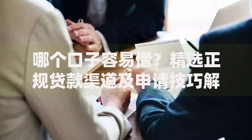 哪个口子容易借？精选正规贷款渠道及申请技巧解析