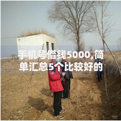 手机号借钱5000,简单汇总5个比较好的小额贷款平台