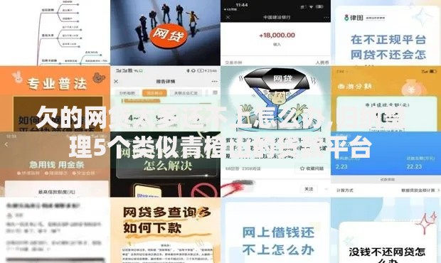 欠的网贷太多还不上怎么办,归纳整理5个类似青橙山的贷款平台