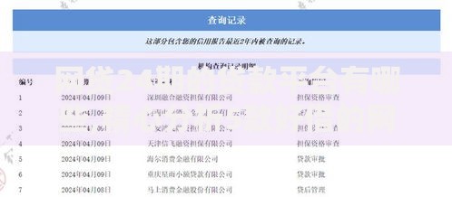 网贷24期的贷款平台有哪些,精心分析5款好借的网贷平台