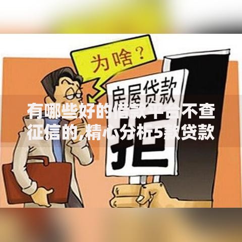 有哪些好的借款平台不查征信的,精心分析5款贷款平台小额贷款