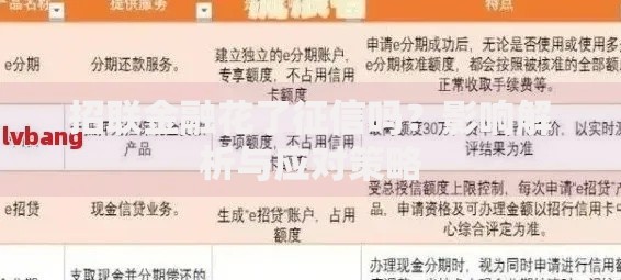 招联金融花了征信吗？影响解析与应对策略