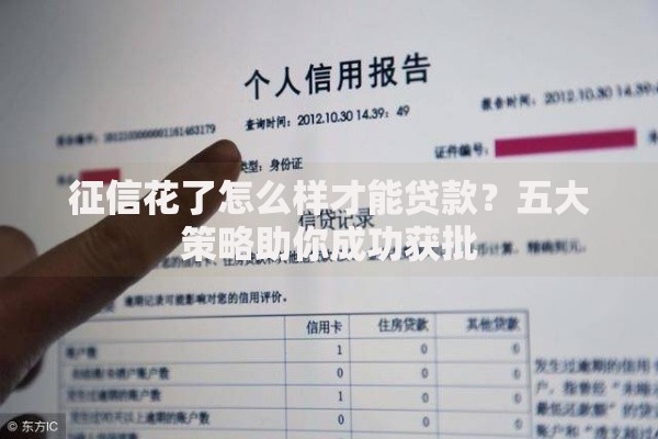征信花了怎么样才能贷款？五大策略助你成功获批