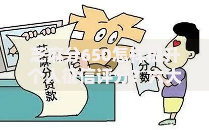 芝麻分650怎样提升个人征信评分？六大策略助你快速涨分