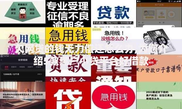 欠网贷的钱无力偿还怎么办,为您介绍5款黑户小贷平台好借款