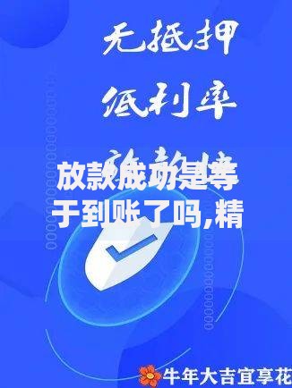 放款成功是等于到账了吗,精心分析5款有什么网贷平台