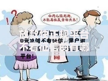放款快正规平台不看征信的有哪些,整合5款黑户平台能借款