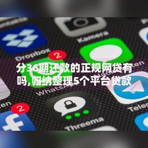 分36期还款的正规网贷有吗,归纳整理5个平台贷款靠谱