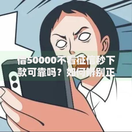 借50000不看征信秒下款可靠吗？如何辨别正规渠道