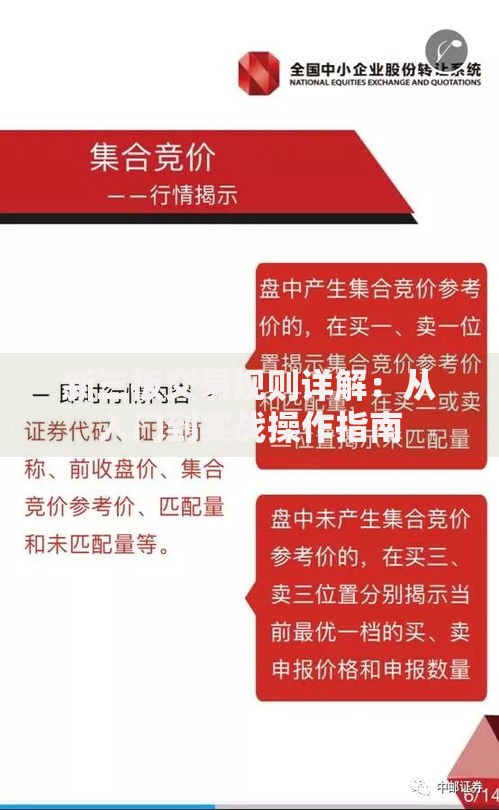新三板交易规则详解：从入门到实战操作指南