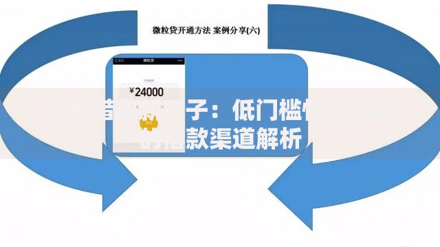 微额借款新口子：低门槛快速到账的借款渠道解析