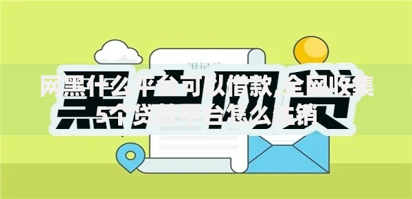 网黑什么平台可以借款,全网收集5个贷款平台怎么注销
