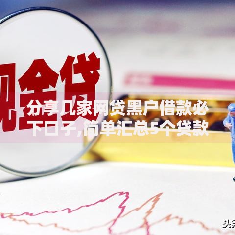 分享几家网贷黑户借款必下口子,简单汇总5个贷款平台排行榜