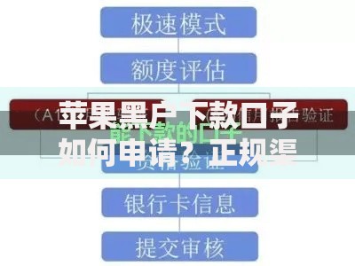 苹果黑户下款口子如何申请？正规渠道深度解析