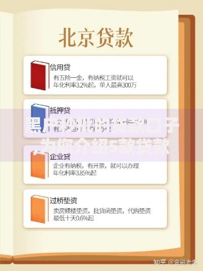 黑户秒批的贷款口子,为您介绍5款贷款平台代理