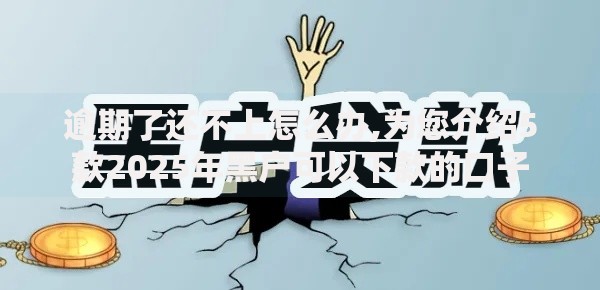 逾期了还不上怎么办,为您介绍5款2025年黑户可以下款的口子