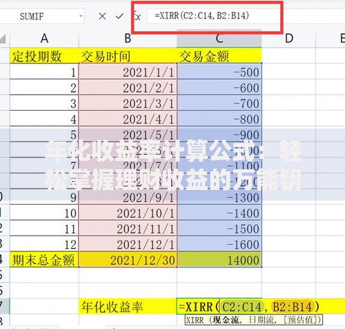 年化收益率计算公式：轻松掌握理财收益的万能钥匙