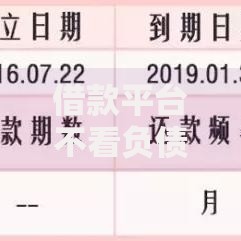 借款平台不看负债不看逾期征信下款快的渠道如何选择？