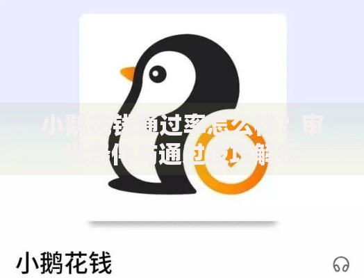 小鹅花钱通过率怎么样？审批条件与通过技巧解析