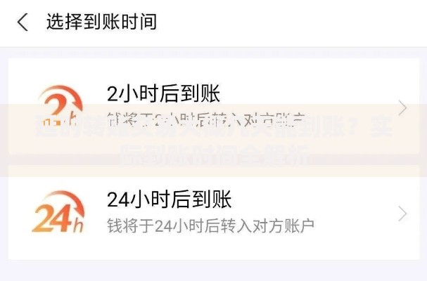延时转账交易大概几天能到账？实际到账时间全解析