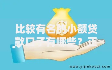 比较有名的小额贷款口子有哪些？正规平台推荐及申请流程解析