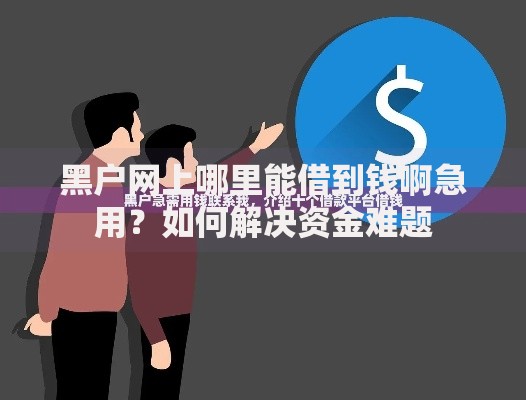 黑户网上哪里能借到钱啊急用？如何解决资金难题