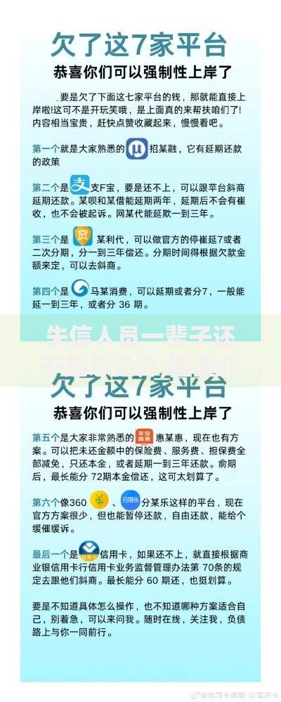 失信人员一辈子还不起怎么办,隆重介绍5个平安网贷平台