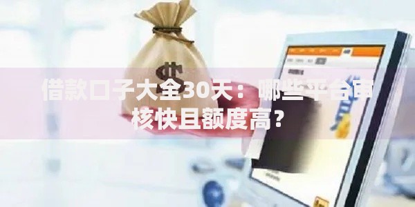 借款口子大全30天：哪些平台审核快且额度高？