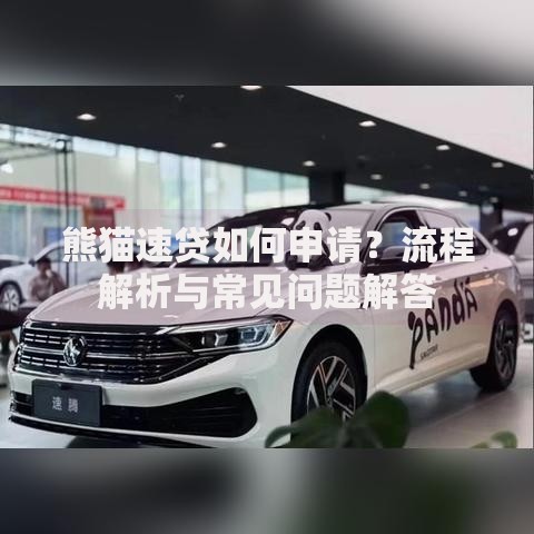 熊猫速贷如何申请？流程解析与常见问题解答