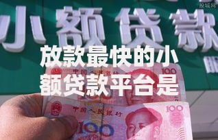 放款最快的小额贷款平台是哪个,真心推荐5个黑户轻松下款的口子