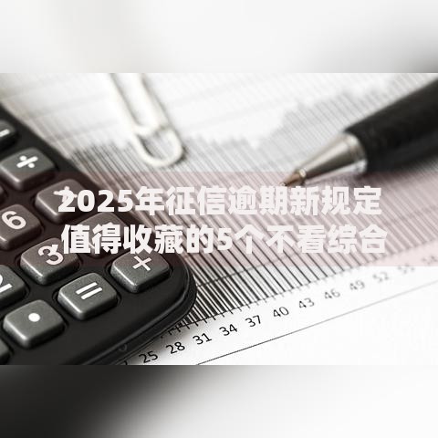 2025年征信逾期新规定,值得收藏的5个不看综合信用评分能下款的软件