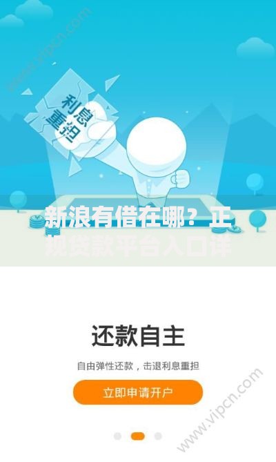 新浪有借在哪？正规贷款平台入口详解及使用指南