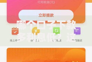 哪个口子下款多利息低？这五类平台最值得选