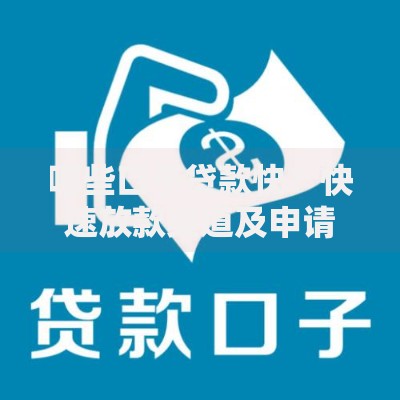哪些口子贷款快？快速放款渠道及申请技巧解析