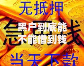 黑户到底能不能借到钱？急用,精心分析5款招财猫贷款平台怎么样
