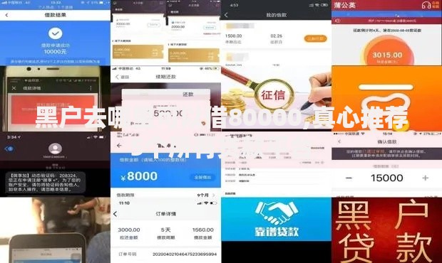 黑户去哪里可以借80000,真心推荐5个所有贷款平台