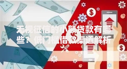 无视征信的小额贷款有哪些？低门槛借款渠道解析