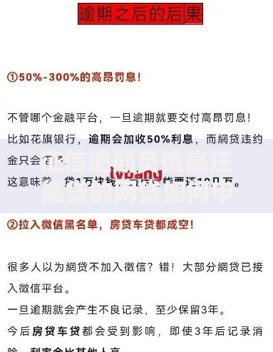 征信逾期负债高还能贷的网贷如何申请?这些渠道要知道! 征信逾期负债高还能贷的网贷如何申请?这些渠道要知道!