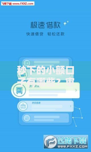 秒下的小额口子有哪些？审核快、门槛低的平台盘点