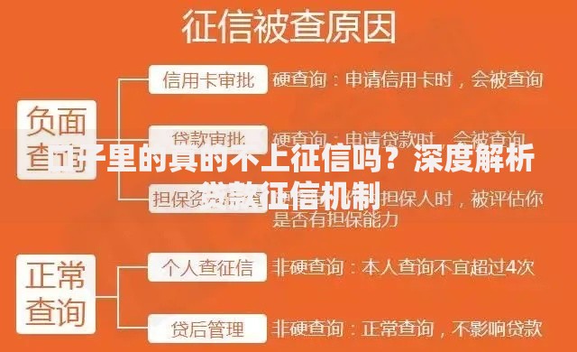 口子里的真的不上征信吗？深度解析贷款征信机制