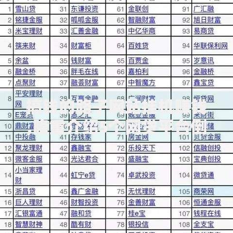 搞钱的路子网站挂机赚钱,隆重介绍5个网贷平台倒闭名单