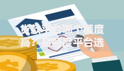 贷款平台哪个额度高？高额度平台选择要点与避坑指南