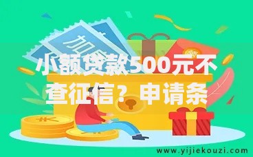 小额贷款500元不查征信？申请条件与流程全解析
